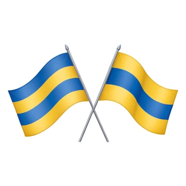 Russia-ukraine generic flag sticker