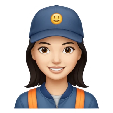 Kendal jenner with cap sticker