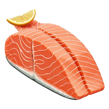 tranche de saumon  sticker