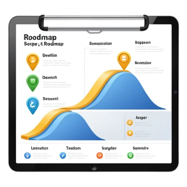 Product Scope & Roadmap for professional presentation sticker