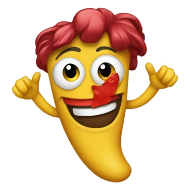 Happy face and salsa sticker