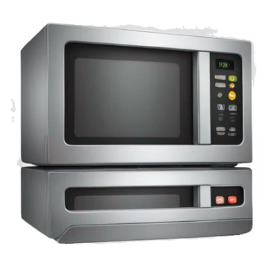 Microwave oven sticker