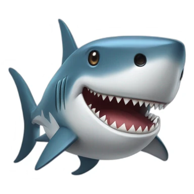 Magician shark  sticker