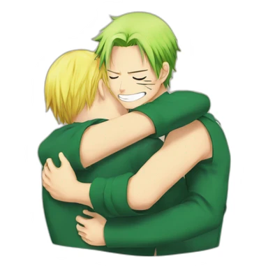 Zoro Hug Sanji sticker