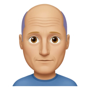 woody harrelson bald sticker