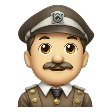 Adolf Hitler in Oktoberfest Clothes sticker