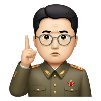 Dear leader Kim Jung Il directs you in his movie sticker