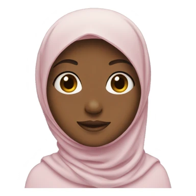 Girl with hijab sticker