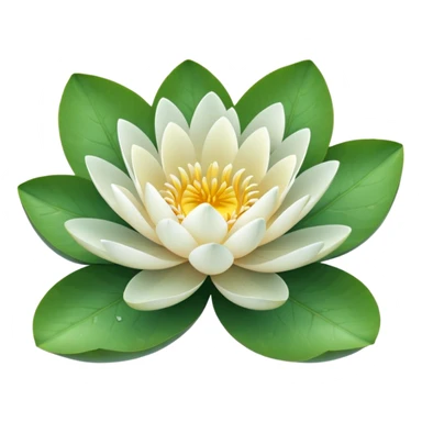 water lily sticker