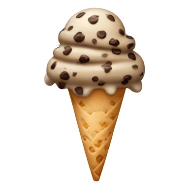 Chocolate chip ice cream  sticker