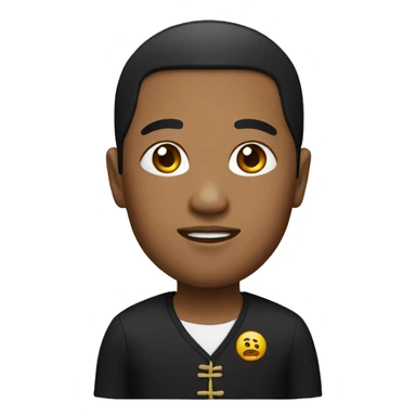 Black Chinese  sticker