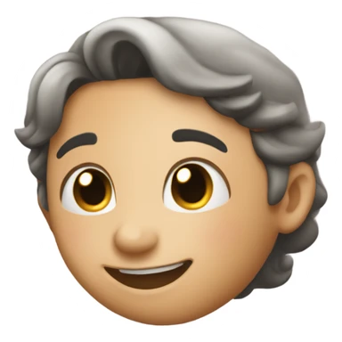 cheek to cheek happiness sticker