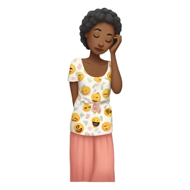 Tired mom wearing mumu  sticker