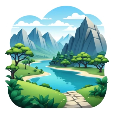 edgy aesthetic full scenic SCENERY sticker