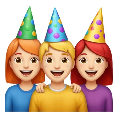 Group of friends drunk sticker