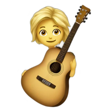 un blond un brun une guitare sticker