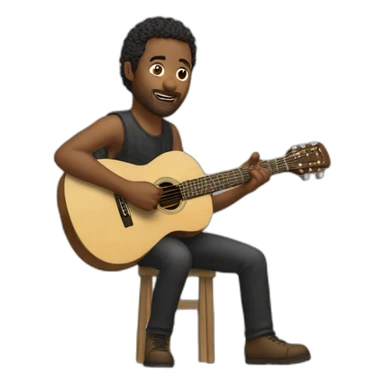 Got play one the guitar sticker