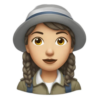 Gopnik marina girl sticker