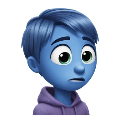  sadness from inside out  sticker