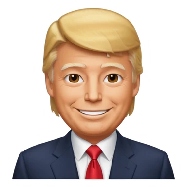 Booty Donald trump sticker