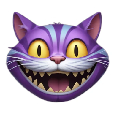 cheshire cat, disappearing sticker