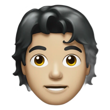 Michael jackson　face sticker