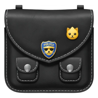 small police pouch sticker