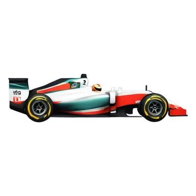 Formula 1 car sticker