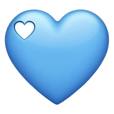 skyblue heart sticker