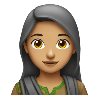 Kurdish girl sticker