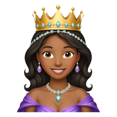 princesa negra sticker