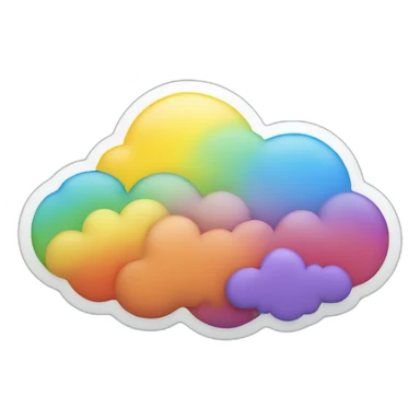 autism logo colors nubes sticker