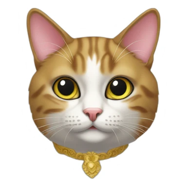 Fancy cat sticker