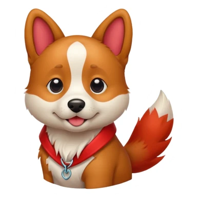 Dog check mark red sticker