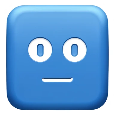 blue square with white letters "HIS" inside sticker