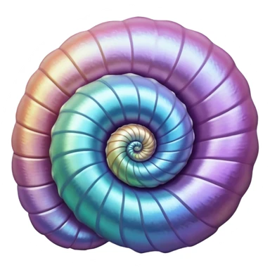 Spiral Shell sticker