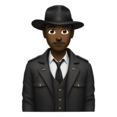 Noir des les champs sticker