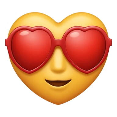 Heart wearing shades sticker