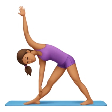 lady doing upward forward bend  sticker