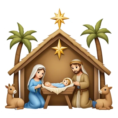 Nativity sticker