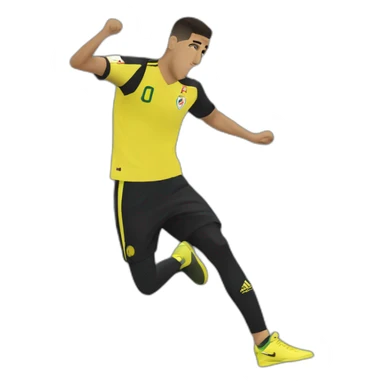 Hakimi qui fait un dab sticker
