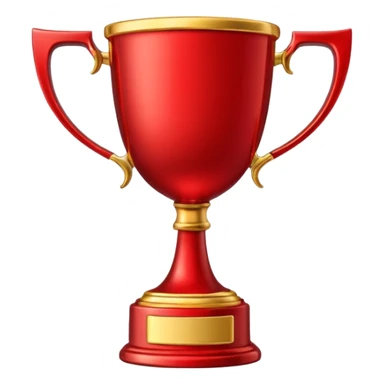 red prize cup  sticker