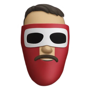 casa de papel mask sticker