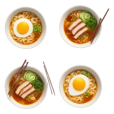 spicy miso pork ramen sticker