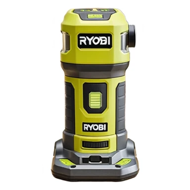 ONE+ 18V Cordless Compact Fixed Base Router RYOBI with gray with battery sticker