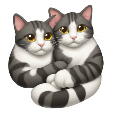 cats in love sticker