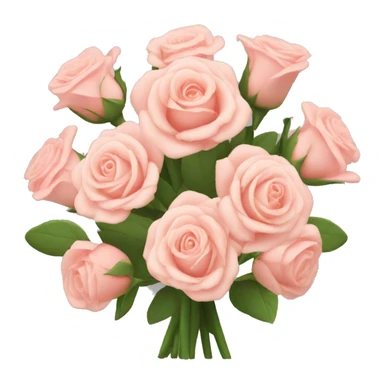 bouquet of spray roses sticker