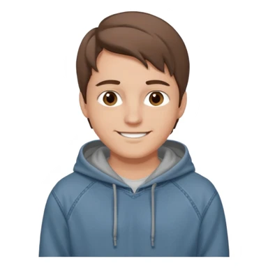 Kjekk gutt (lys i huden) som har pynta seg. Har på seg Jeans og grå hette genser og håret skal være  midtskill og fargen på håret er brunt. Litt øyevipper men ikke mye og litt mørke brun. Skal se HOT Å SEXY UT smile mer!!! sticker