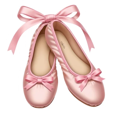 pink ballerine shoe sticker