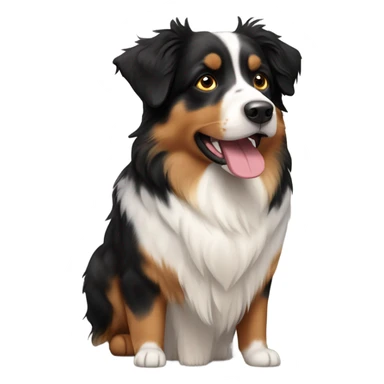 Australian shepherd tricolour sticker